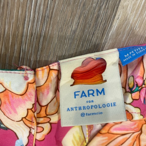 Anthropologie Pink Floral Jumpsuit - Picture 3 of 3